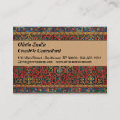 Persian Rug Carpet Red Blue Classic Visitenkarte (Vorderseite)