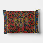 Persian Rug Carpet Red Blue Classic Zubehörtasche (Rückseite)