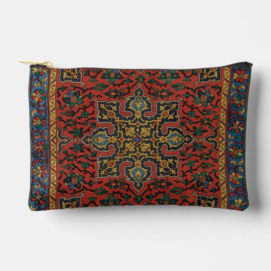 Persian Rug Carpet Red Blue Classic Zubehörtasche (Vorderseite)