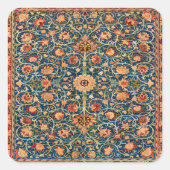 Persian Rug Design Quadratischer Aufkleber (Vorderseite)