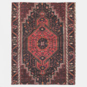 Persian Rug Eastern Accent Vintag Turkish Retro Fleecedecke (Vorderseite)