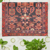 Persian Rug Eastern Accent Vintag Turkish Retro Geschirrtuch (Gefaltet)