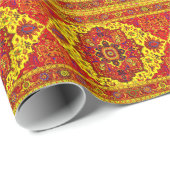 PERSIAN RUG - Rot und Gelb Geschenkpapier (Rolleneckpunkt)