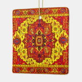 PERSIAN RUG - Rot und Gelb Keramikornament (Links)
