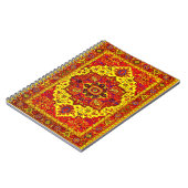 PERSIAN RUG - Rot und Gelb Notizblock (Linke Seite)