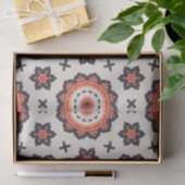 Persian Star Pattern Yellow Beige Orange Seidenpapier (Geschenk)