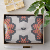 Persian Star Pattern Yellow Beige Orange Seidenpapier (Geschenk)