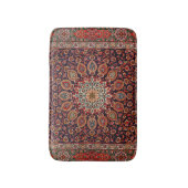 Persian Tabriz Black Radial Geometric Badematte (Vorderseite Vertikal)