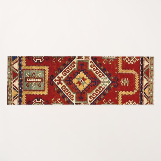 Persian Turkish Rug Pattern Yogamatte (Vorderseite (Horizontal))