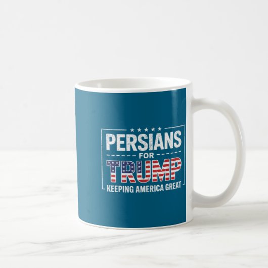 Persians For Trump Keeng America Great Kaffeetasse (Rechts)