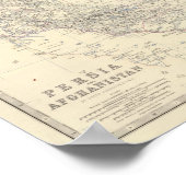 Persien, Afghanistan Poster (Ecke)