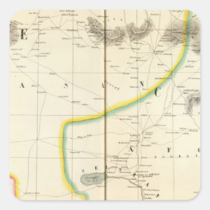 Persien, Kabul Asien 66 Quadratischer Aufkleber