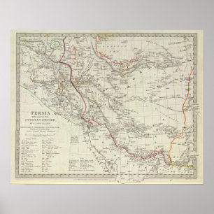 Persien, Osmanisches Reich Poster