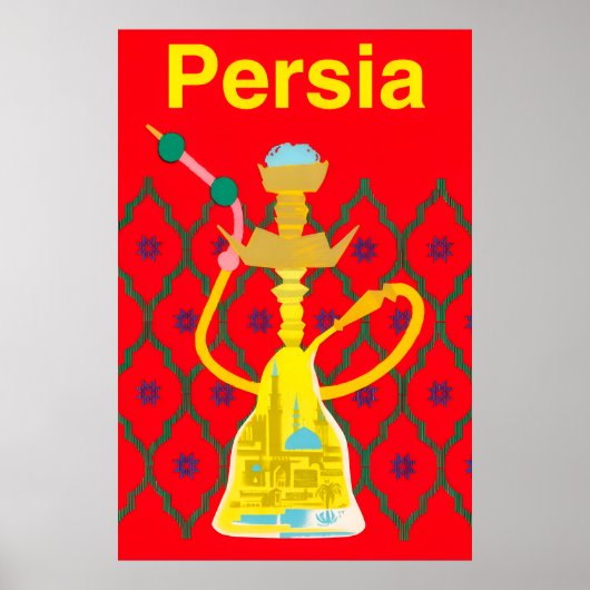 Persien-Reiseposter Poster (Vorne)