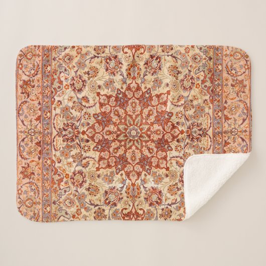 Persiencreme  sherpadecke (Vorderseite (Horizontal))