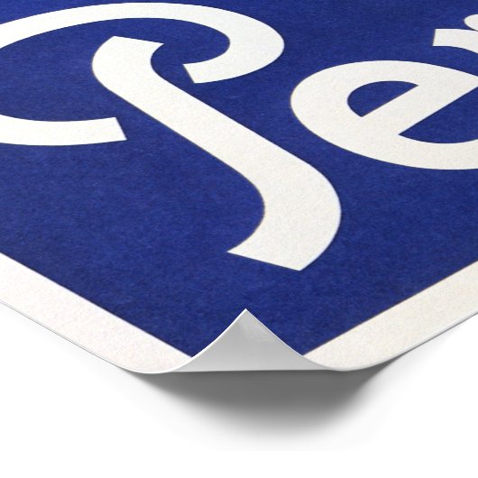 PERSIL White German Soap Detergent Alte Werbung Poster (Ecke)