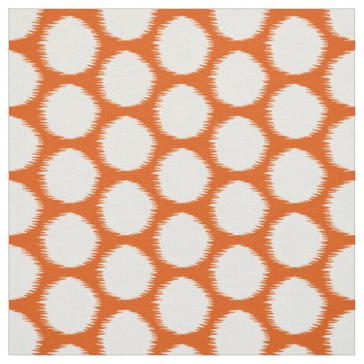 Persimmon Asian Moods Ikat Dots Stoff (Muster)