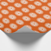 Persimmon Asian Moods Mandalla Geschenkpapier (Ecke)