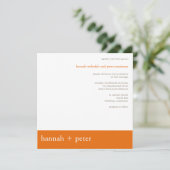 Persimmon-Banner:Einladung Einladung (Stehend Vorderseite)