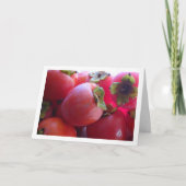 Persimmon Fruit Karte (Vorderseite)