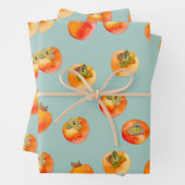 Persimmon Fruit Tiled Geschenkpapier Set (Beispiel)