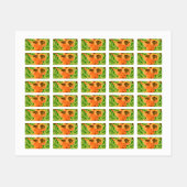 Persimmon (Kaki) Etiketten (Blatt)