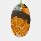 Persimmon Keramik Ornament (Rechts)