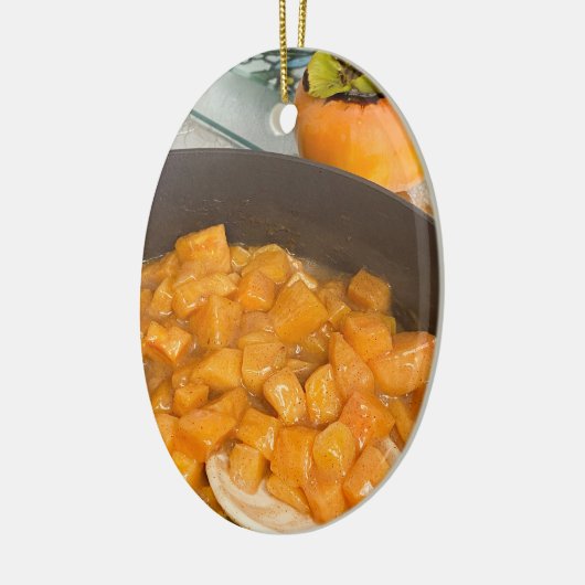 Persimmon Keramik Ornament (Links)