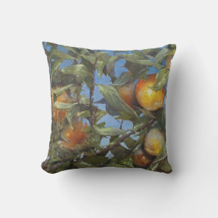 Persimmon Obstbaum Schönes Original Kunstwerk Kissen