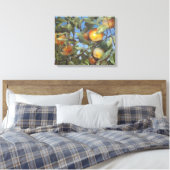 Persimmon Obstbaum Schönes Original Kunstwerk Leinwanddruck (Insitu (Schlafzimmer))