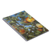 Persimmon Obstbaum Schönes Original Kunstwerk Notizblock (Rechte Seite)