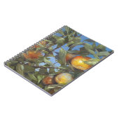 Persimmon Obstbaum Schönes Original Kunstwerk Notizblock (Linke Seite)