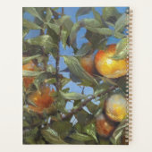 Persimmon Obstbaum Schönes Original Kunstwerk Planer (Rückseite)