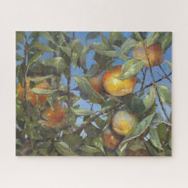 Persimmon Obstbaum Schönes Original Kunstwerk Puzzle