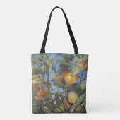 Persimmon Obstbaum Schönes Original Kunstwerk Tasche (Rückseite)