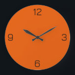 Persimmon Orange EC5800 Farbe Wählen Sie die Optio Große Wanduhr<br><div class="desc">Fügen Sie einen Namen, Initialen oder Text hinzu, oder behielt Sie die Farbe alleine. Farbkoordinaten mit anderen Elementen des Ladens basierend auf dem Namen und dem HEX-Code (sechsstellige Hex-Triole). Verwenden Sie diesen Code, um andere Elemente zu mischen, zu ergänzen und anzupassen, um diese zu ergänzen oder um anderen Auflistungen hinzuzufügen....</div>