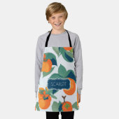 Persimmon Pastel Personalisiertes Muster Schürze (Getragen)