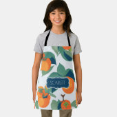 Persimmon Pastel Personalisiertes Muster Schürze (Insitu)