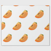 Persimmon pattern isolated on a white background. geschenkpapier (Flach)