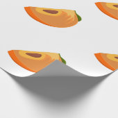 Persimmon pattern isolated on a white background. geschenkpapier (Ecke)
