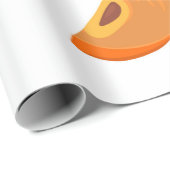 Persimmon pattern isolated on a white background. geschenkpapier (Rolleneckpunkt)