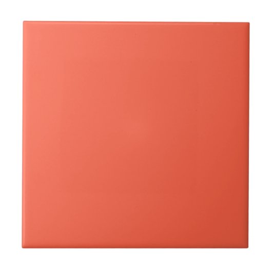 Persimmon Solid Color | Classic | elegant Fliese (Vorderseite)