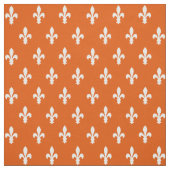 Persimmon Viktorianisch Fleur de Lys Fabric Stoff (Muster)