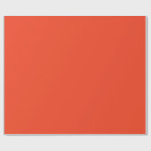 PERSIMMON (Vollrot-orange Farbe) ~ Geschenkpapier (Flach)