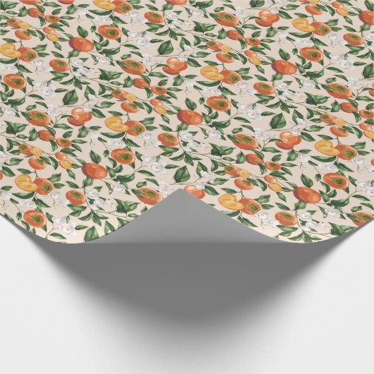 Persimmon Wrapping Paper Geschenkpapier (Ecke)