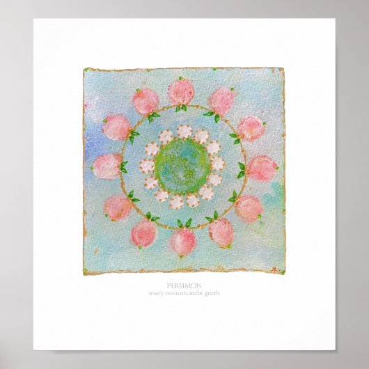 Persimmondruck Poster (Vorne)