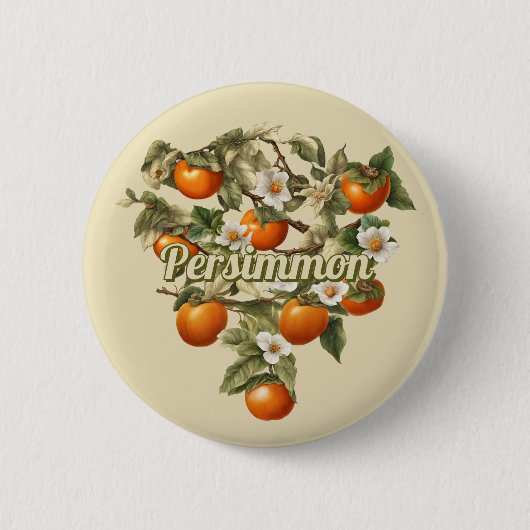 Persimmonen Button (Vorderseite)