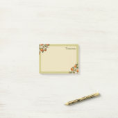 Persimmonen Post-it Klebezettel (Auf Schreibtisch)