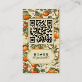 Persimmonen Visitenkarte (Rückseite)