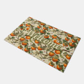 Persimmonmuster Fußmatte (Schrägansicht)